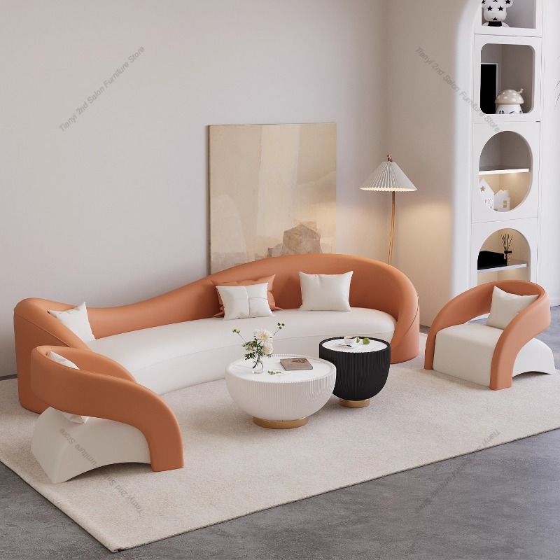 Office Furniture Store - Nordic Luxury Office Sofa Beauty Salon