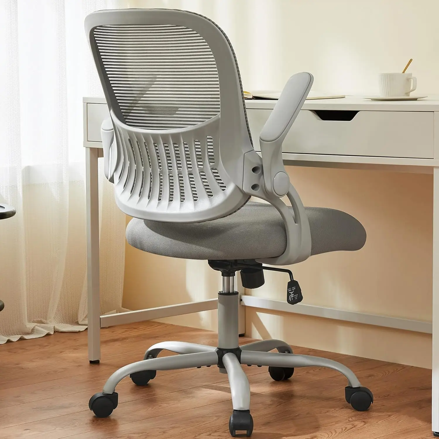 Task Chair Mid Back - Gray Mid Back Mesh Rolling Swivel