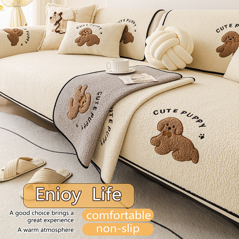 Office Furniture Dimensions - 1Pc Pet-Friendly Sofa Cover, High Quality