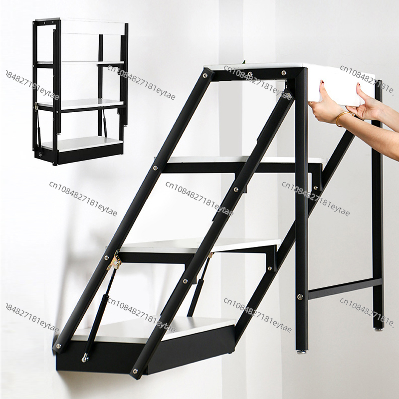 Wall Mounted Desk Fold - Folding Wall Mounted Floating Desk with