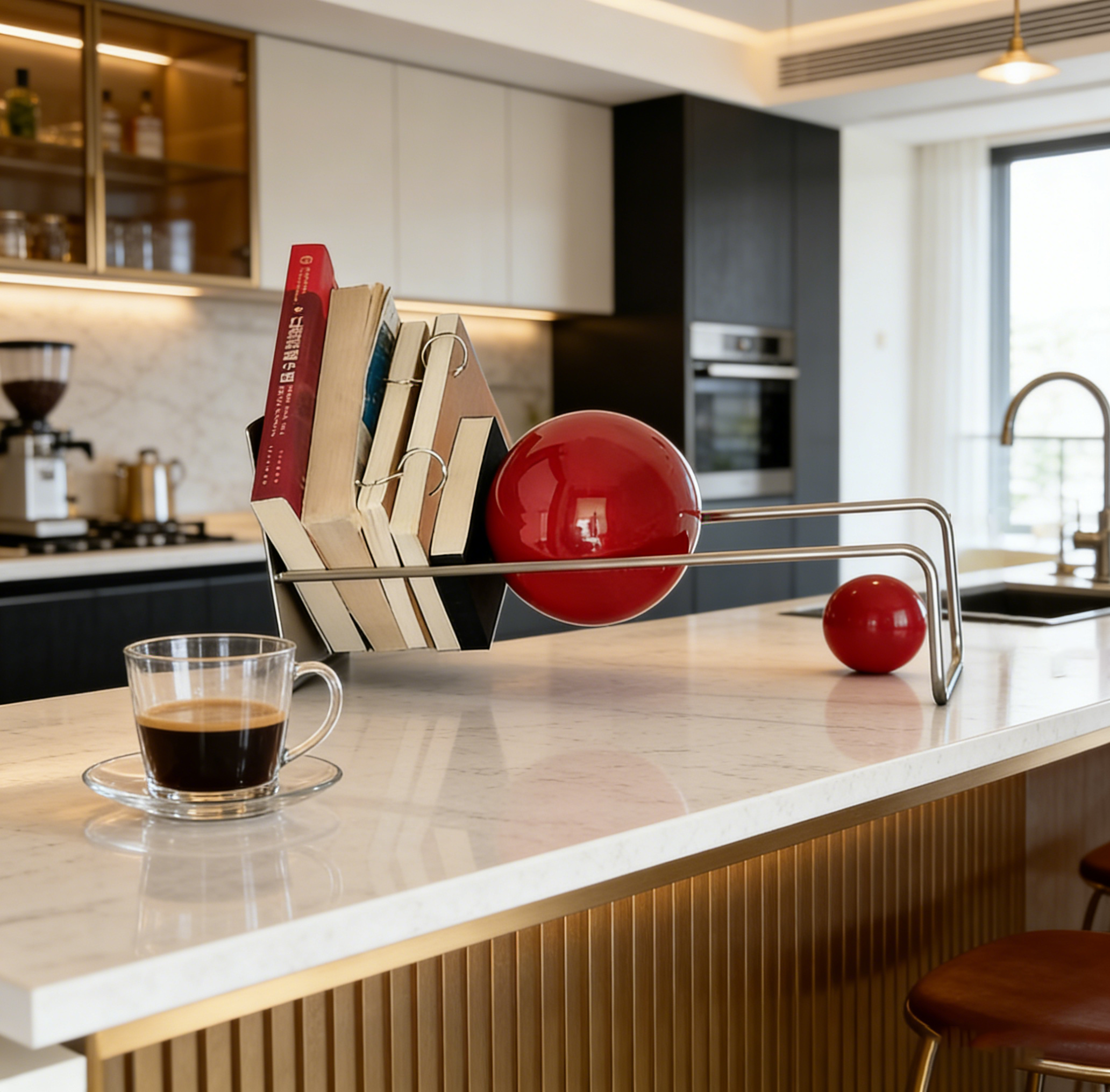 Office Furniture Store - Modern Minimalist Iron Creative Sphere Bookend