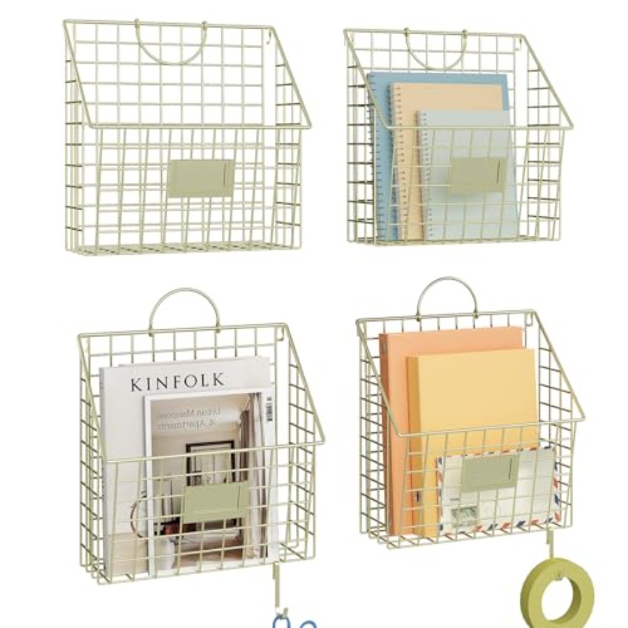 Paper Basket Mesh - Wall File Organizer Mesh Hanging Wall