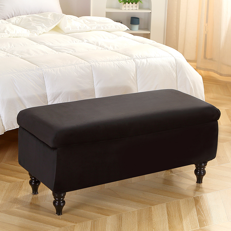1PC Soft Velvet Storage Stool  - Office Furniture Dimensions review and price