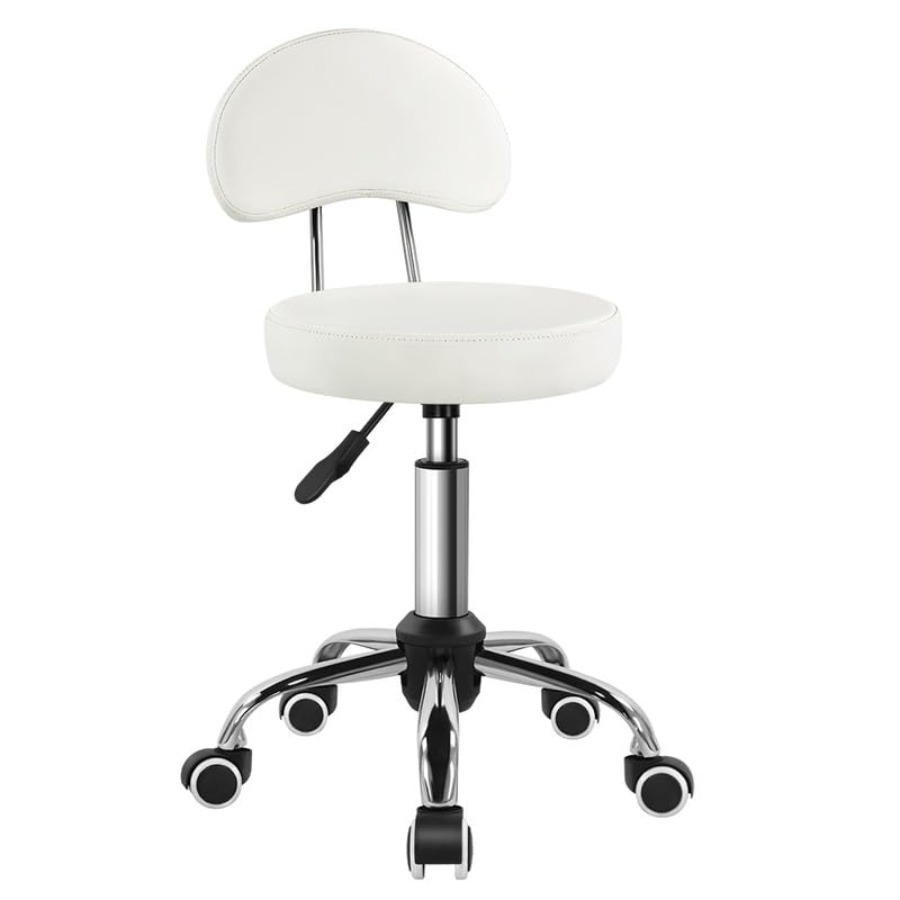 Rolling Stool with Mid Back He - Task Chair Mid Back review and price