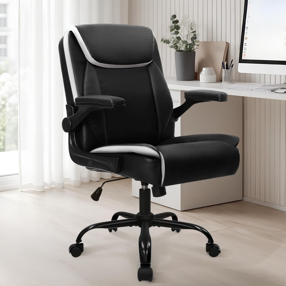 Ergonomic Mid-Back Leather Des - Task Chair Mid Back review and price