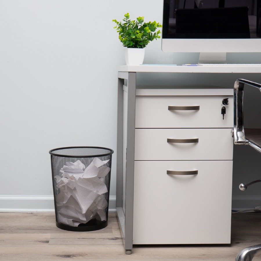 Mesh Trash Can Set of 3 Metal  - Paper Basket Mesh review and price