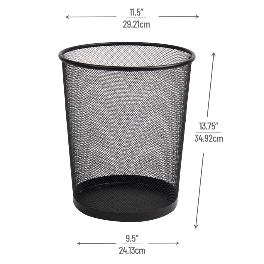 Mesh Trash Can Set of 3 Metal  - Paper Basket Mesh review and price
