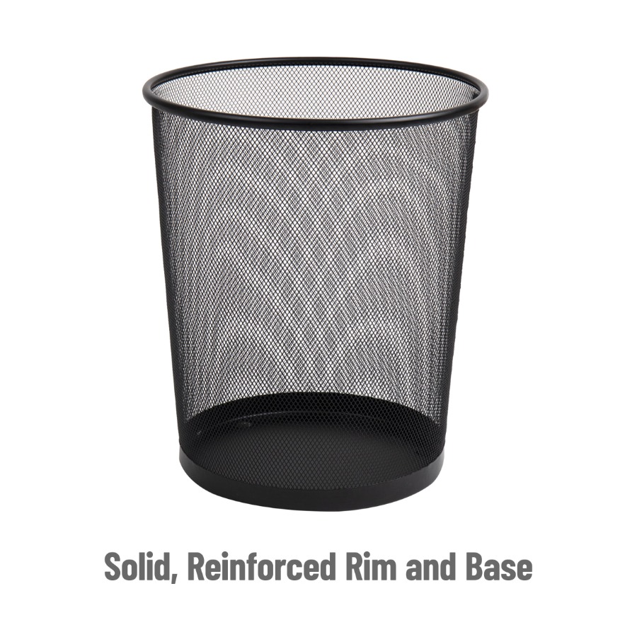 Mesh Trash Can Set of 3 Metal  - Paper Basket Mesh review and price