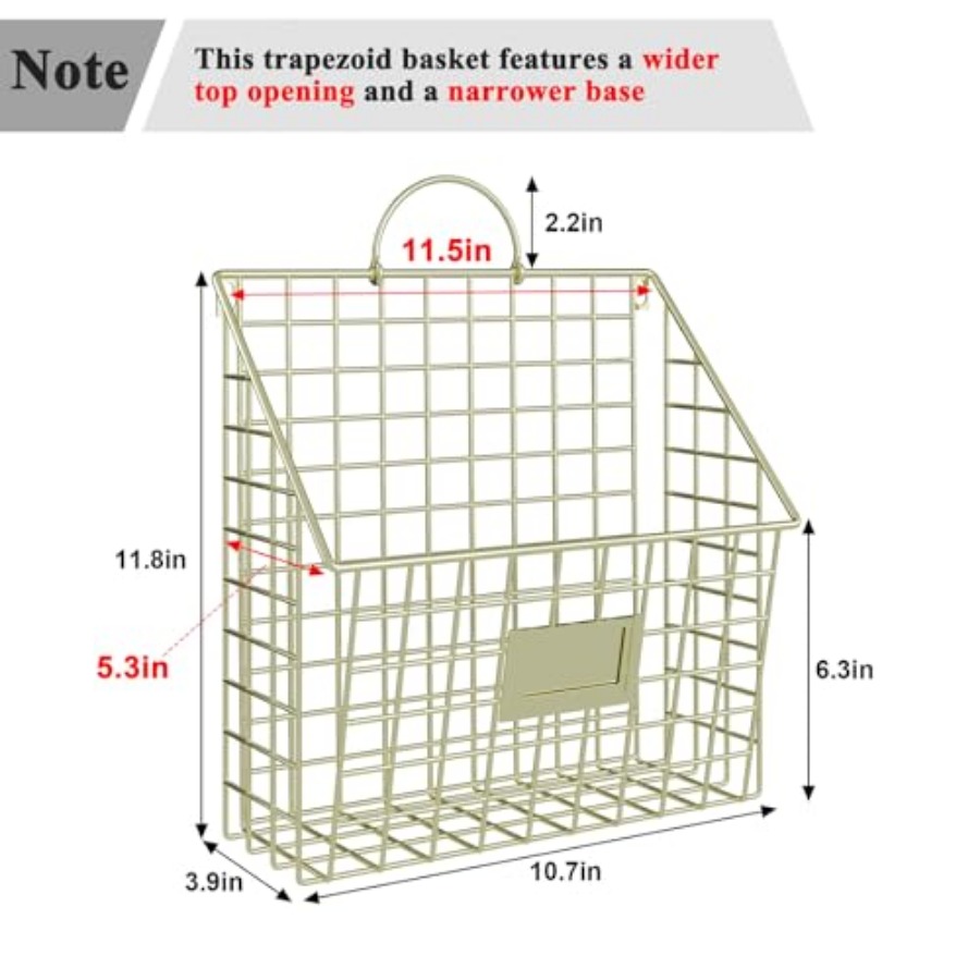 Wall File Organizer Mesh Hangi - Paper Basket Mesh review and price