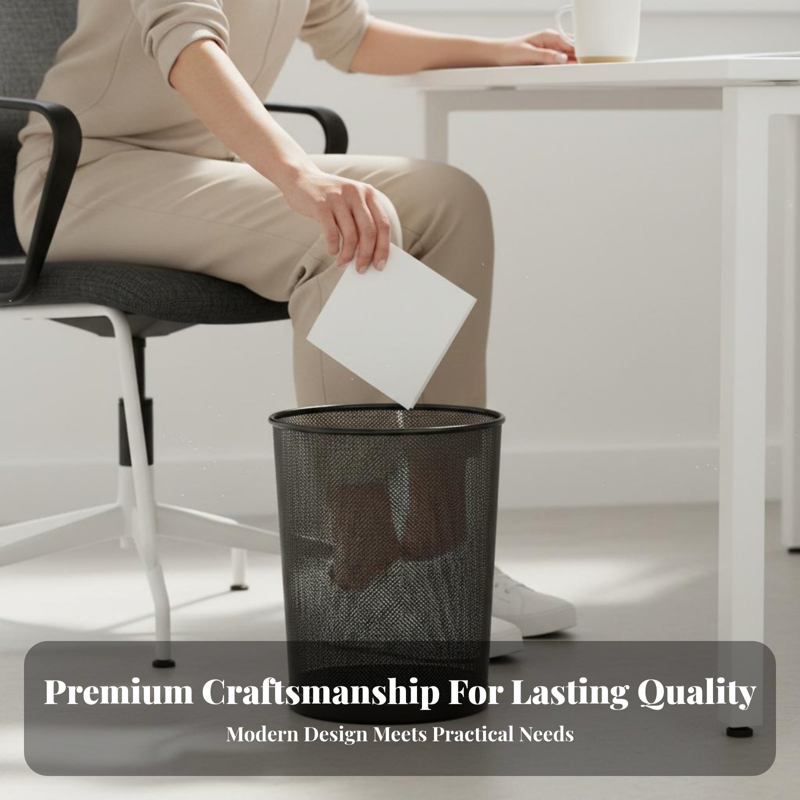 Metal Mesh Trash Can Anti-Rust - Paper Basket Mesh review and price