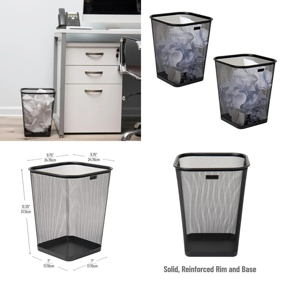 Mesh Trash Can, Waste Paper Ba - Paper Basket Mesh review and price