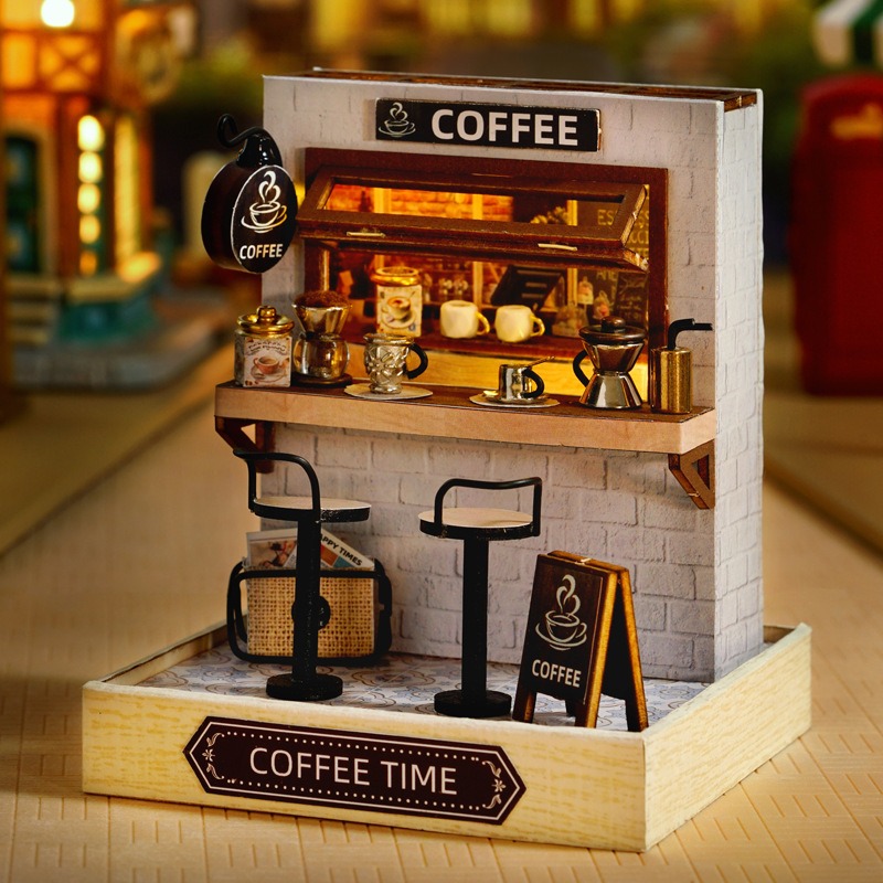 Mini Dollhouse Kit Sakura Stre - Office Furniture Store review and price