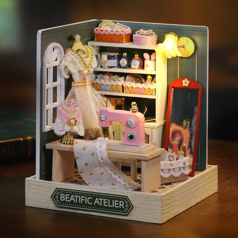 Mini Dollhouse Kit Sakura Stre - Office Furniture Store review and price