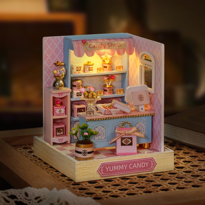Mini Dollhouse Kit Sakura Stre - Office Furniture Store review and price