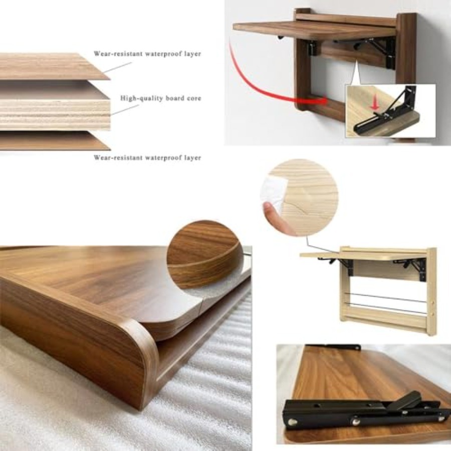 Small Wall Mounted Folding Tab - Wall Mounted Desk Fold review and price