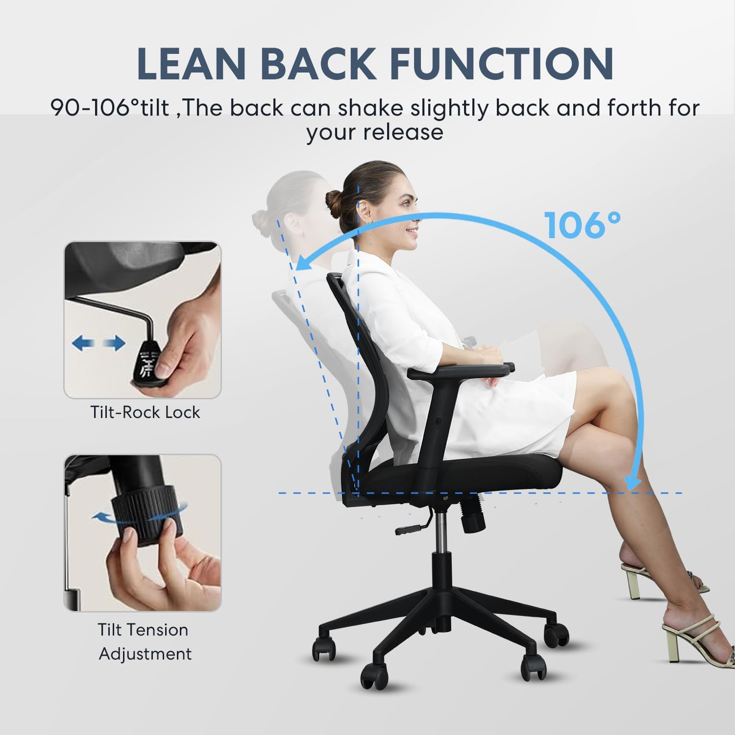 Ergonomic Office Chair Home Me - Task Chair Mid Back review and price