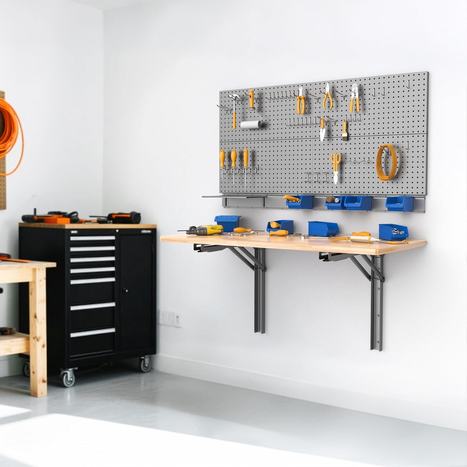 Wall Mounted Folding Workbench - Wall Mounted Desk Fold review and price