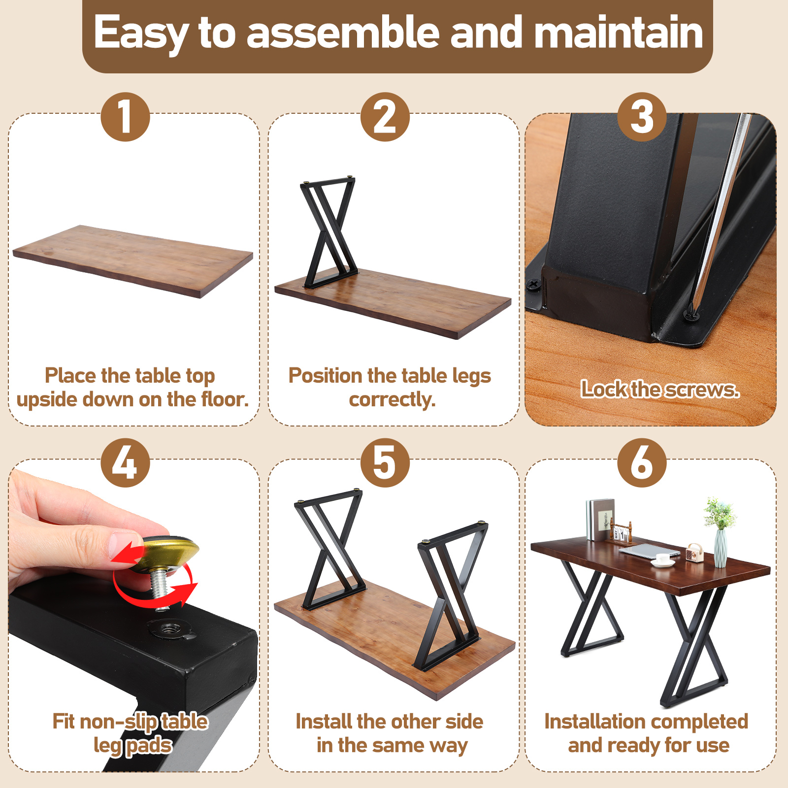 Heavy-Duty Solid Wood Computer - Office Furniture Dimensions review and price