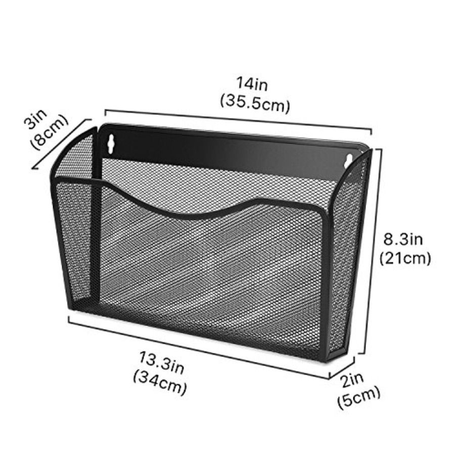 Wall Folder File Letter Pocket - Paper Basket Mesh review and price