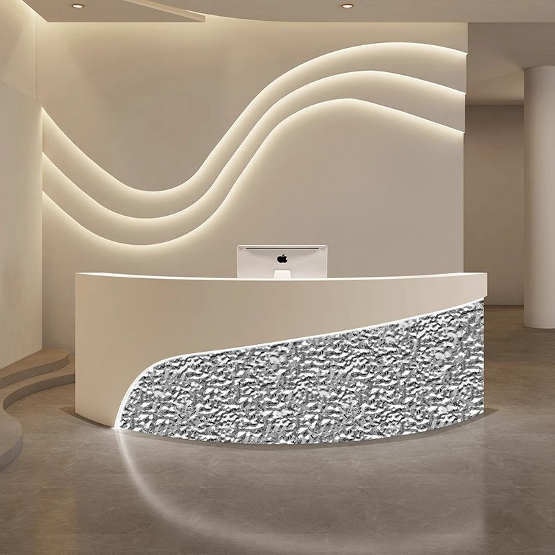 Modern Curved Beauty Salon Cas - Office Furniture Store review and price
