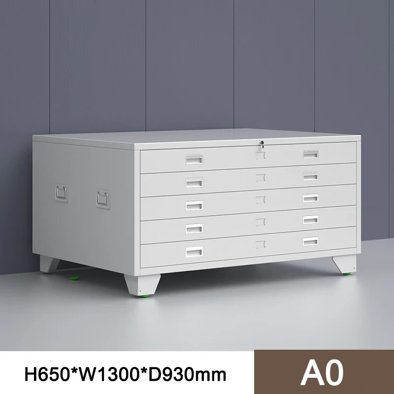 5 Drawers Map Display Drawing  - Office Furniture Dimensions review and price