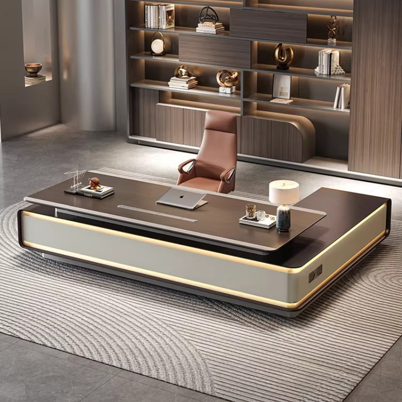 Luxury top boss table 240cm 28 - Office Furniture And Equipment review and price