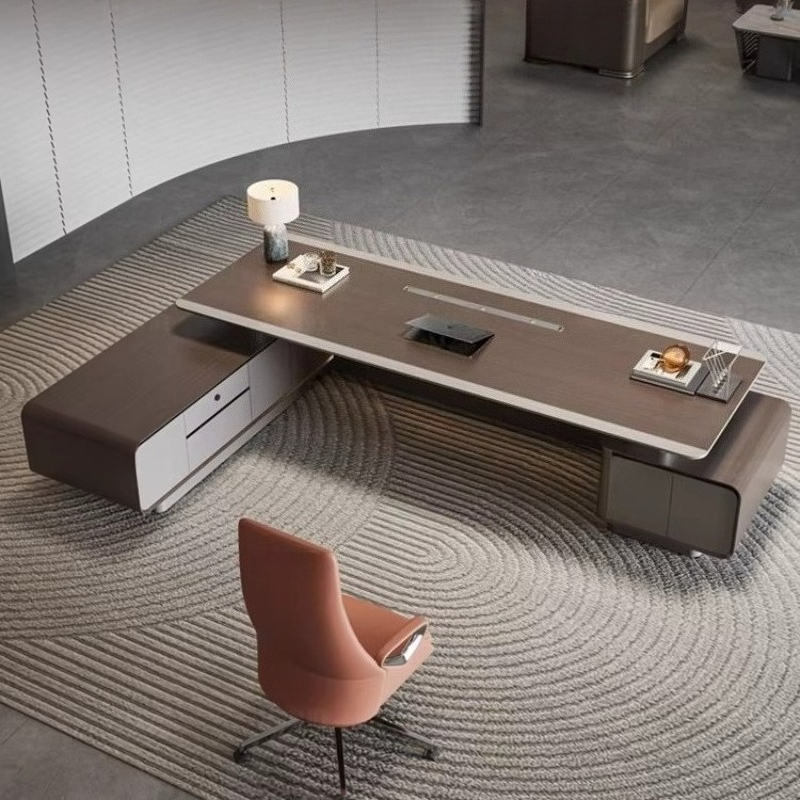 Luxury top boss table 240cm 28 - Office Furniture And Equipment review and price