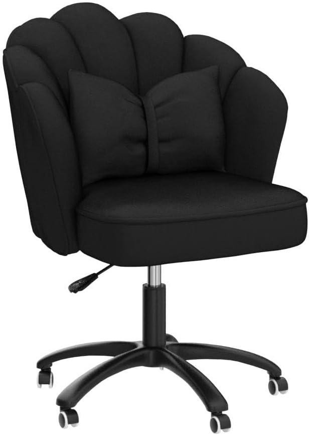 Velvet Desk Chair with Wheels  - Task Chair Mid Back review and price