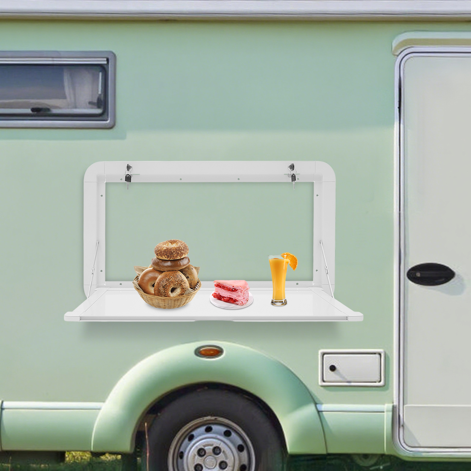 RV Wall-mounted Caravan RV Fli - Wall Mounted Desk Fold review and price
