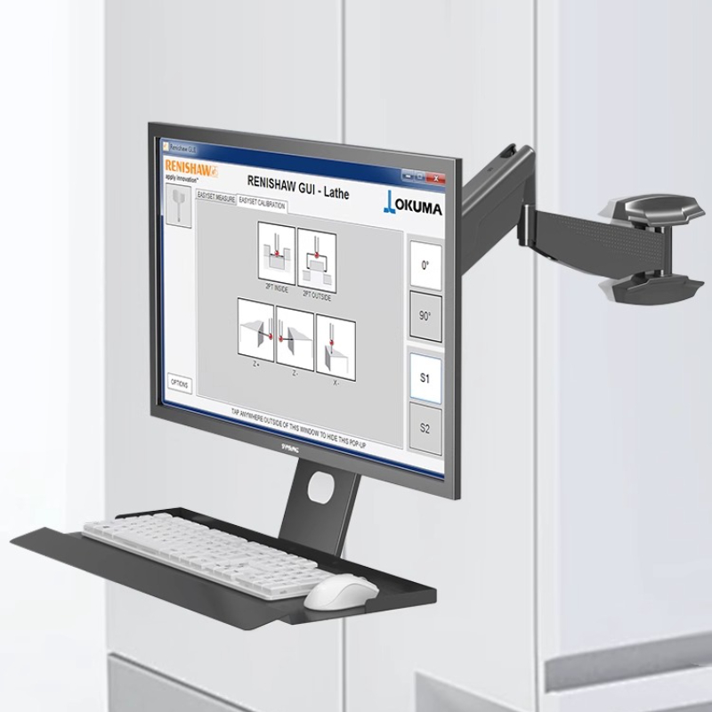 Heavy Duty Monitor Mount Rack  - Wall Mounted Desk Fold review and price
