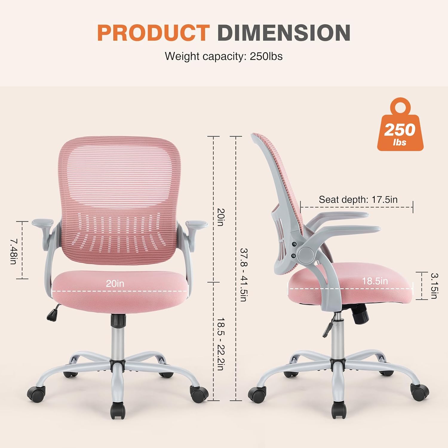 Ergonomic Mid-Back Mesh Office - Task Chair Mid Back review and price