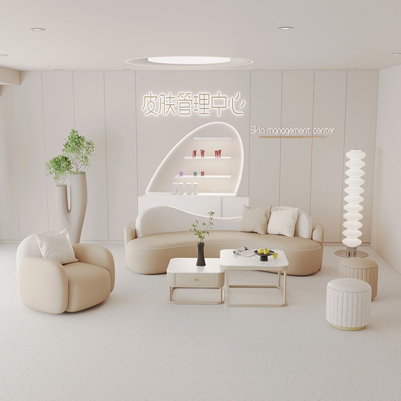 Nordic Cream Style Beauty Salo - Office Furniture Store review and price