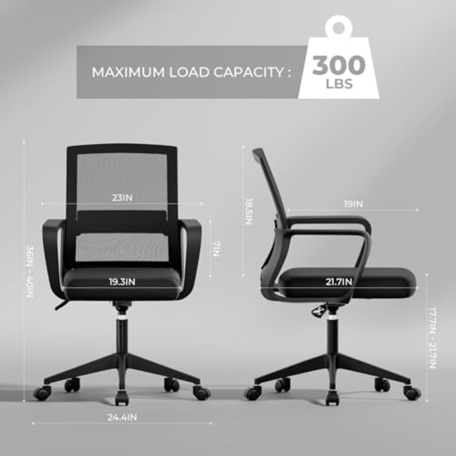 Desk Chair Mesh Office Chair w - Task Chair Mid Back review and price