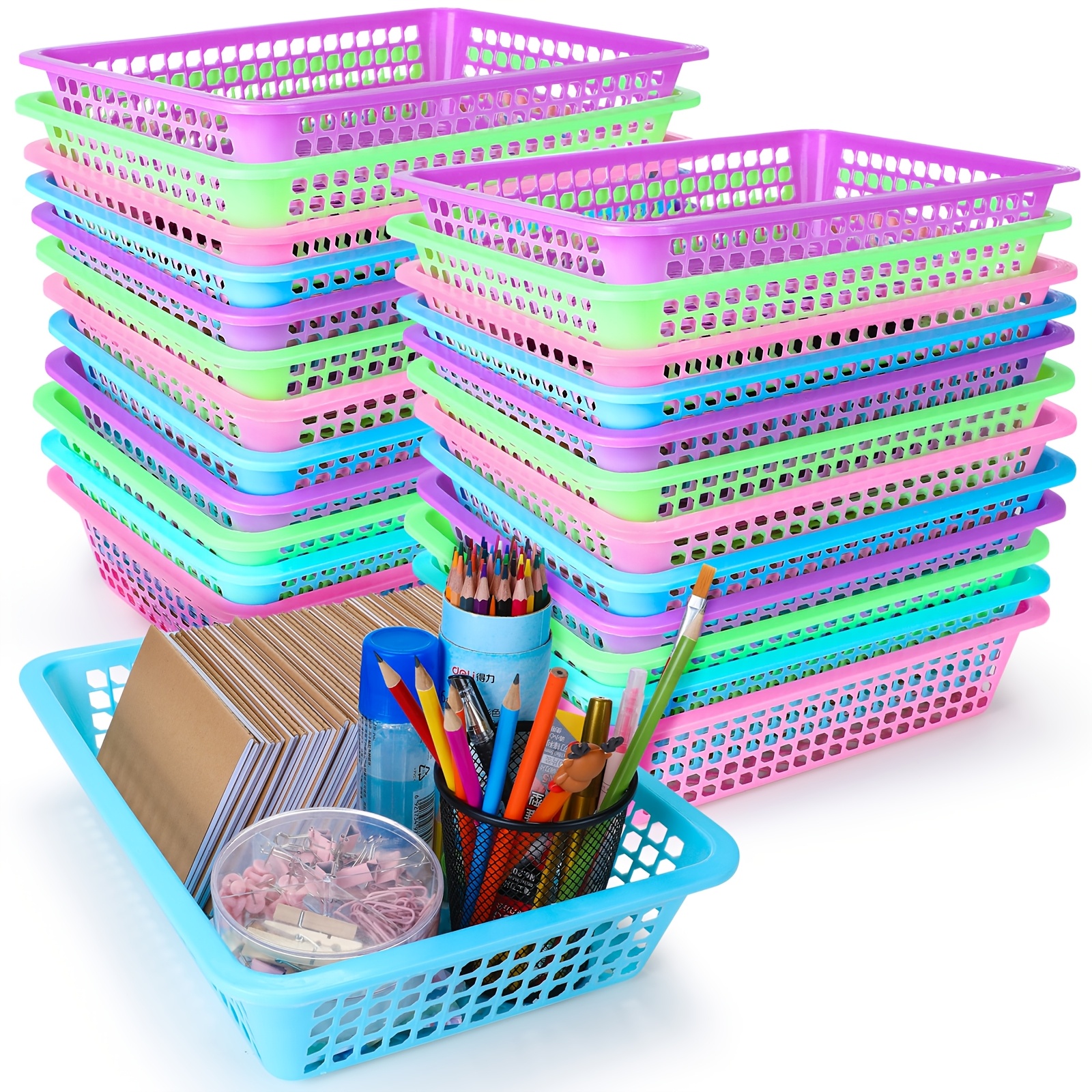 Set of 16 Paper Storage Basket - Paper Basket Mesh review and price
